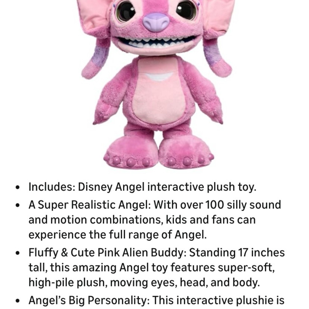 Disney Angel Stitch Interactive plush - Picture 7 of 9